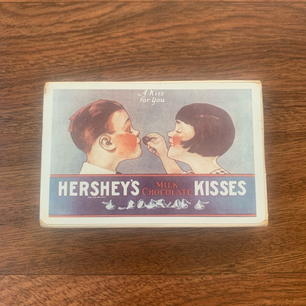 Hershey’s Kisses Custom Playing Cards Unopened Plastic Coated